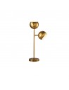Aged golden steel table lamp