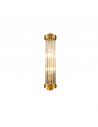 Aged gold and glass wall light