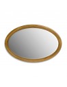 Miroir ovale naturel