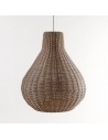 Long, rounded outdoor lamp shade