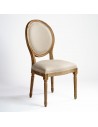 Natural Oakwood and Linen Chair