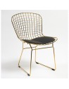 Metal Chair of Gold Color