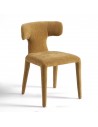 Mustard upholstered chair