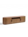 Buffet TV ovale en bois