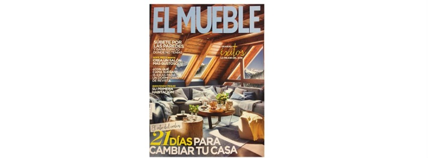 Crisal Decoración en la Portada de la revista “El Mueble”